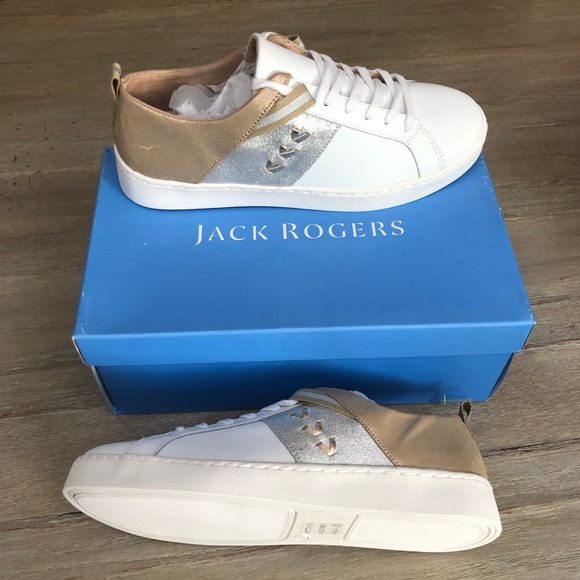 Jack Rogers Ainsley Sneaker white/metallic - Picture 3 of 7